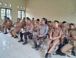 Dampingi Pembinaan Data Sektoral, Bhabinkamtibmas Rakumpit Hadir di Tengah Aparatur Kecamatan