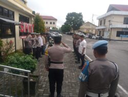 Jaga Kesiapan Tugas, Piket Fungsi dan SPKT Polresta Palangka Raya Gelar Serah Terima 