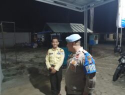 Jamin Keamanan di Obvit, Polsek Sabangau Gelar Patroli Harkamtibmas