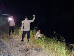 Hampiri Pemancing Ikan, Polsek Bukit Batu Gelar Patroli Dialogis