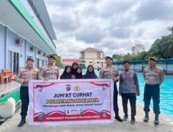 Jumat Curhat di Kolam Renang Menteng Jaya, Satpamobvit Polresta Serap Aspirasi Warga