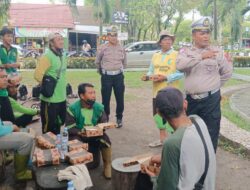 Satlantas Polresta Palangka Raya Gelar Dikmas Polantas Menyapa “Jumat Berkah” dalam Ops Keselamatan Telabang 2026