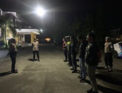 Antisipasi Balap Liar, Wapawas Polresta Palangka Raya Tekankan Kesiapsiagaan Personel Saat Apel Patroli