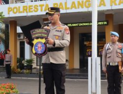 Sambut Ramadhan, Wakapolresta Palangka Raya Pimpin Upacara Kesadaran Nasional