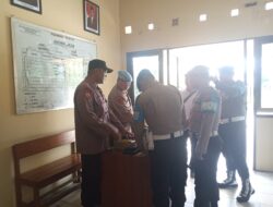 Propam Lakukan Pengecekan, Polsek Sabangau Pastikan Kesiapan Personel