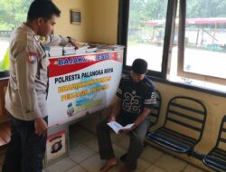 Tumbuhkan Budaya Literasi Warga, Polsek Sabangau Laksanakan Program Bajaka Presisi