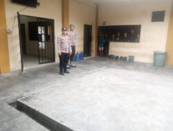 Pamapta I SPKT Polresta Palangka Raya Laksanakan Pengecekan Rutin Kondisi Tahanan