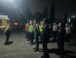 Jelang Patroli, Wapawas dan Personel Polresta Palangka Raya Apel Kesiapan