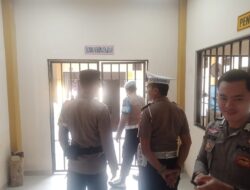 Pertahankan Keamanan Diinternal, Pamapta II SPKT dan Piket Fungsi Polresta Palangka Raya Periksa Rutan