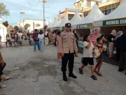 Polresta Palangka Raya Hadir untuk Jaga Kamtibmas di Pasar Ramadhan Datah Manuah