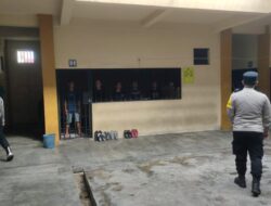 Jaga Kondisi Rutan Tetap Kondusif, Pamapta III dan Piket Fungsi Polresta Palangka Raya Lakukan Pengecekan