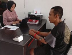 Sidokkes Polresta Palangka Raya Berikan Layanan Kesehatan dan Pemeriksaan Tahanan