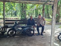 Humanis dan Dialogis, Anggota Polsek Bukit Batu Sambangi Warganya