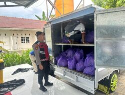 Pastikan Distribusi MBG Tepat Sasaran, Satsamapta Polresta Palangka Raya Lakukan Pengawalan ke Sejumlah Sekolah