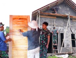 Kemanunggalan TNI Dan Rakyat, TMMD Ke 127 Kodim 0808/Blitar Bangun RTLH Warga Desa Krisik