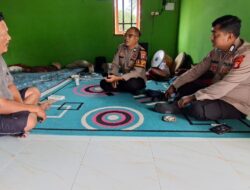 Saat Patroli, Polsek Bukit Batu Sambangi Warga Binaan di Habaring Hurung