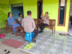Pelihara Kemitraan, Polsek Bukit Batu Patroli Dialogis ke Rumah Warga