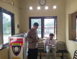 Dukung Literasi di Masyarakat, Bhabinkamtibmas Polsek Sabangau Operasikan Motor Bajaka Presisi