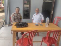 Sambangi Usaha Rental Alat Berat, Bhabinkamtibmas Marang Perkuat Silaturahmi dan Monitoring Kamtibmas