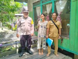 Pererat Silaturahmi, Bhabinkamtibmas Polsek Bukit Batu Sambangi Warga di Kelurahan Kanarakan