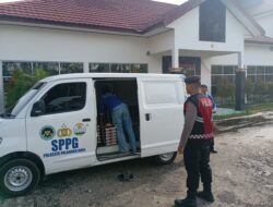 Pastikan Program MBG Tepat Sasaran, Satsamapta Polresta Palangka Raya Lakukan Pengawalan Distribusi
