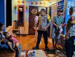 Gelar Patroli di Perumahan Warga, Polsek Bukit Batu Edukasikan Layanan 110 Polr