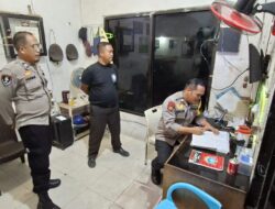 Kunjungi PT Tip Top Gasindo, Personel Polsek Bukit Batu Sharing Kamtibmas dengan Satpam