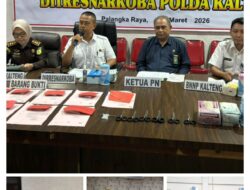 Polda Kalteng Musnahkan 1,09 Kg Sabu dari 12 Kasus, 20 Tersangka Terlibat