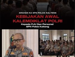 Ka SPN Polda Kalteng Sampaikan Commander Wish Kalemdiklat Polri