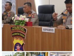 Tingkatkan Kualitas Kinerja, Polresta Palangka Raya Ikuti Supervisi Korbinmas Baharkam Polri