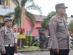 Apel Pagi, Kasiwas Polresta Palangka Raya Ingatkan Personel Jauhi Narkoba dan Judi Online