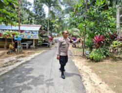 Piket Polsek Bukit Batu Tinjau Kamtibmas pada Lokasi Wisata Alam Batu Banama