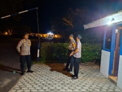 Patroli Dialogis di Pos Jaga Subud Rungan Sari, Polsek Bukit Batu Jaga Situasi Tetap Kondusif