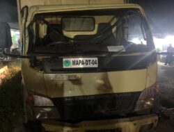 Quick Respons, Polsek Rakumpit Datangi TKP Laka Lantas di Jalan Tumbang Talake