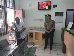 Berikan Imbauan Kamtibmas, Satpamobvit Polresta Palangka Raya Sambangi Nasabah Bank