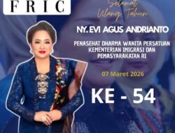 Ketua Umum Fast Respon Indonesia Center (FRIC) Presisi Polri Beserta Jajarannya Menyampaikan Ucapan Selamat Ulang Tahun Kepada NY. EM Agus Andriyanto 