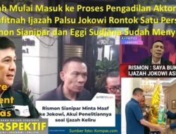Setelah Mulai Masuk ke Proses Pengadilan Aktor-aktor Pemfitnah Ijazah Palsu Jokowi Rontok Satu Persatu, Rismon Sianipar dan Eggi Sudjana Sudah Menyerah 