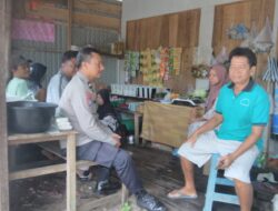 Datangi Warga di Marang, Polsek Bukit Batu Imbau Gunakan Layanan 110