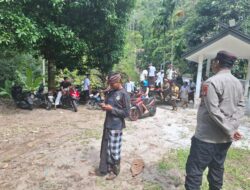 Pantau Rangkaian Nyepi, Polsek Bukit Batu Laksanakan Patroli di Keramat Paseban Raja