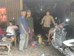 Jaga Sinergitas, Bhabinkamtibmas Polsek Bukit Batu Gelar Patroli Dialogis di Marang