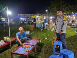 Sambangi Pasar Kalampangan, Polsek Sabangau Gencarkan Patroli Dialogis Ciptakan Kamtibmas Kondusif