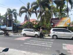 Satlantas Polresta Palangka Raya Jaga Kekhusyukan Ngambek Geni Nyepi 2026