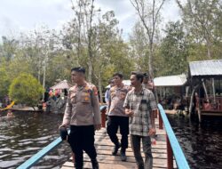 Pastikan Keamanan Wisata Lebaran, Polresta Palangka Raya Siagakan Personel di Surung Danum