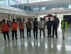 Momen Idul Fitri, Satpamobvit Polresta Palangka Raya Tetap Siaga di Bandara Tjilik Riwut