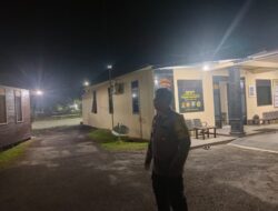 Cegah Kerawanan, Piket Polsek Rakumpit Rutin Patroli Mako dan Lingkungan Asrama
