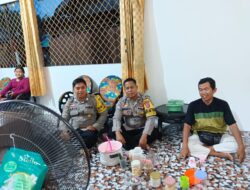 Jaga Keakraban, Polsek Rakumpit Hampiri Open House Warga di Momen Lebaran