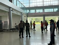 Siaga di Bandara Tjilik Riwut, Satpamobvit Polresta Palangka Raya Jamin Keamanan Arus Balik