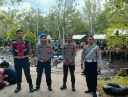 Di Objek Wisata Surung Danum, Polresta Palangka Raya Pastikan Situasi Kamtibmas Kondusif
