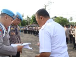 Usai Cuti Lebaran, Seksi Propam Polresta Palangka Raya Cek Absensi Personel Saat Apel Pagi