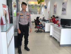 Jaga Kondusivitas Aktivitas Ekonomi, Satpamobvit Polresta Palangka Raya Tingkatkan Patroli di Kantor Perbankan